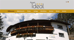 Desktop Screenshot of apart-ideal.at